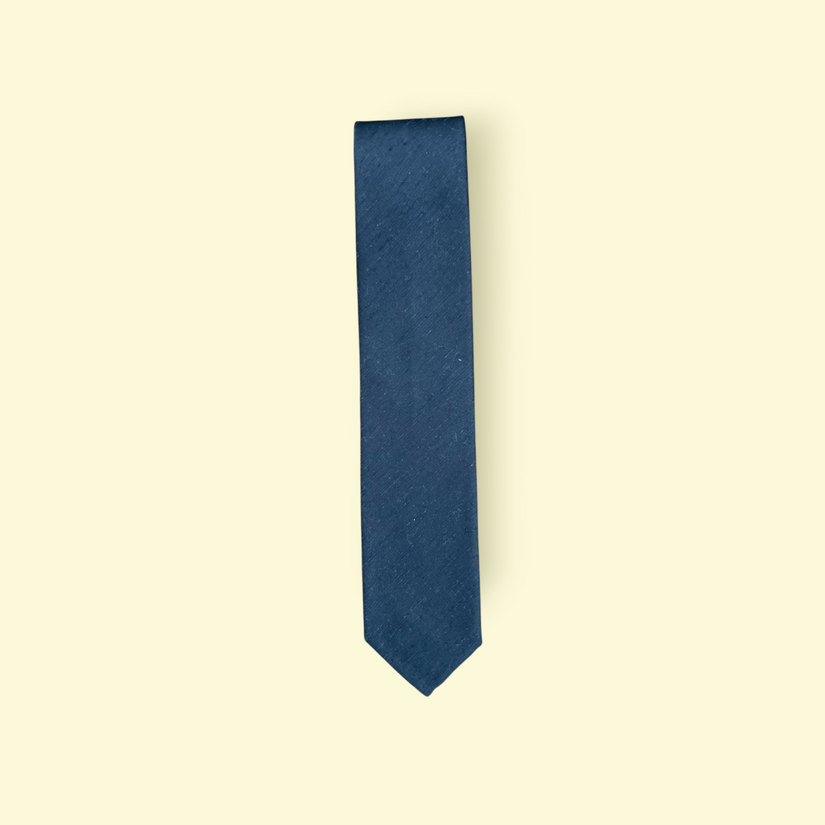 Classic Shantung Tie (Navy)